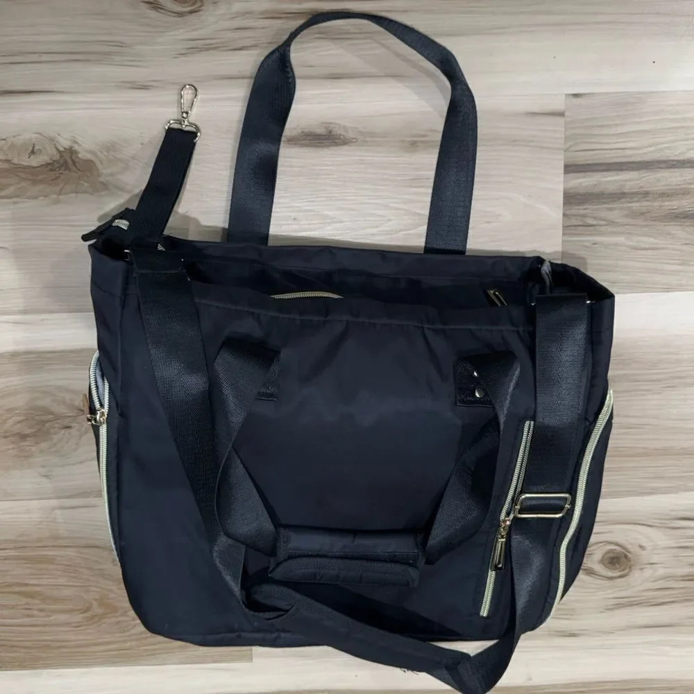 Momigo Diaper Tote Bag Black Unisex